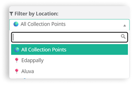 Filter by Location Dropdown